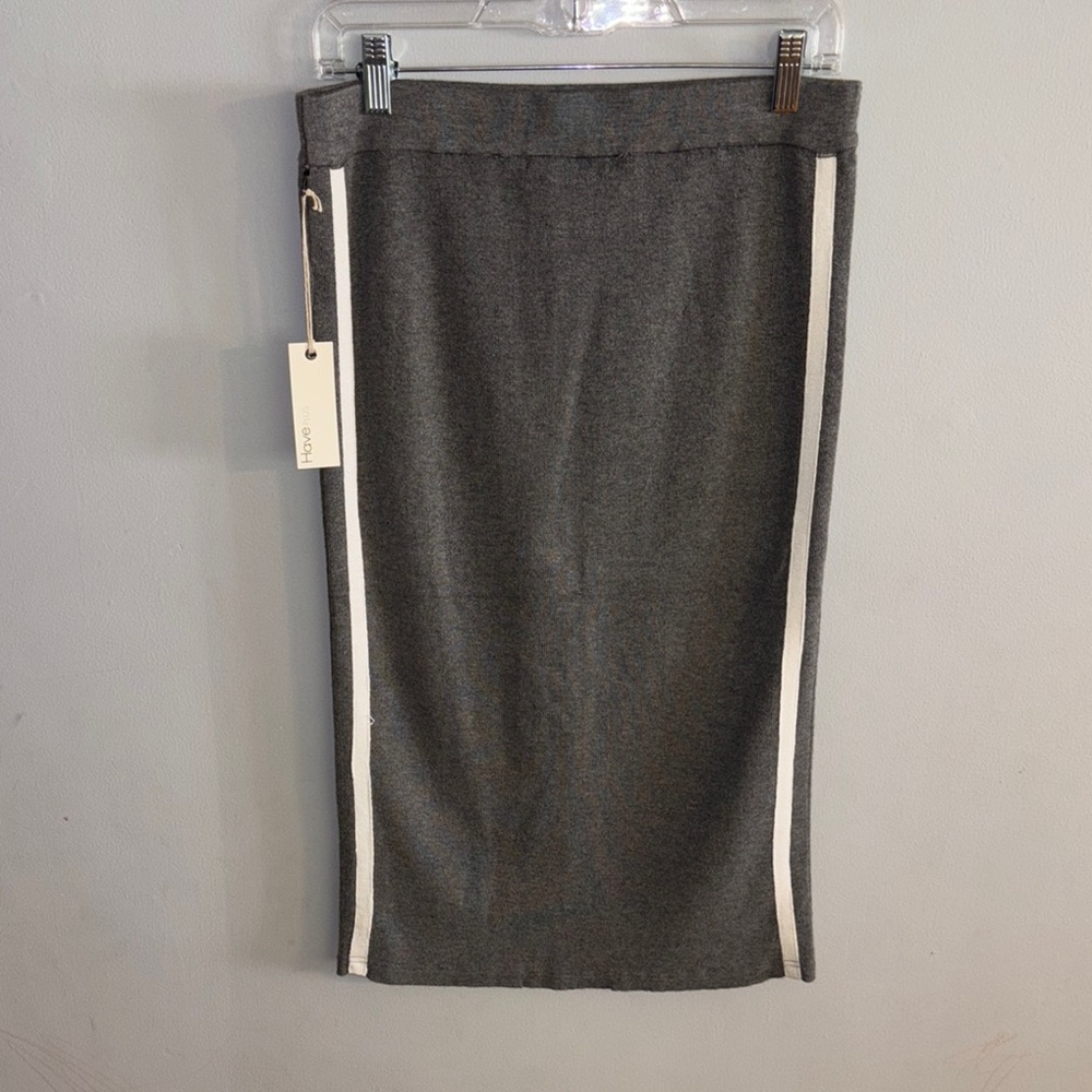Grey Stretch Skirt
